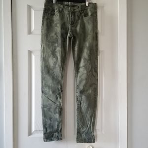 👖INSIDER FLORAL CAMO PATTERN SKINNY JEANS